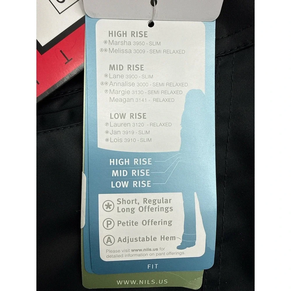 NILS Margie Ski Pants Size 8 Petite Black Waterproof Insulated Stretch NWT 185.0